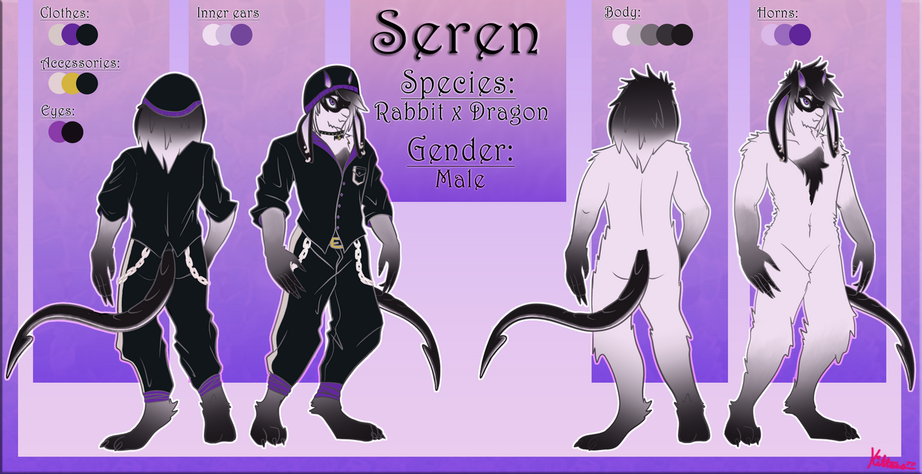Character Reference Sheet - Seren